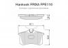 HANKOOK FPE110 Колодки тормозные