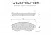 HANKOOK FPH02F Торомозные колодки (дискового тормоза)