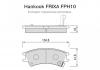HANKOOK FPH10 Колодки тормозные перед