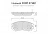 HANKOOK FPH21 Колодки тормозные Hankook Frixa FPH21 Hyundai ELANTRA (HD)(1.6, 2.0, 1.6CRDi)(06~) пер.