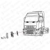 COVIND 3FH/94 3FH94 Панель фары правая VOLVO 21451002, 82056991