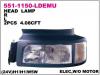 DEPO 551-1150L-LDEMU Фара головного света с электромотором и поворотником левая