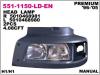 DEPO 551-1150L-LD-EN Фара головного света H1 с корректором без указателя поворота