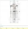 MANN-FILTER WK612/5 Топливный фильтр