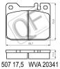 QUATTRO FRENI QF50700175 КОЛОДКИ ТОРМОЗНЫЕ FR БЕЗ ДАТЧИКА MB, VW
