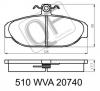 QUATTRO FRENI QF51000 КОЛОДКИ ТОРМОЗНЫЕ FR БЕЗ ДАТЧИКА VOLVO