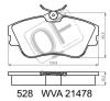 QUATTRO FRENI QF52800 КОЛОДКИ ТОРМОЗНЫЕ FR БЕЗ ДАТЧИКА VW