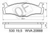 QUATTRO FRENI QF5300019.5 Колодки тормозные дисковые