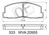 QUATTRO FRENI QF53300 КОЛОДКИ ТОРМОЗНЫЕ FR БЕЗ ДАТЧИКА MITSUBISHI