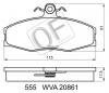 QUATTRO FRENI QF55500 Колодки тормозные дисковые