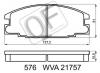 QUATTRO FRENI QF57600 КОЛОДКИ ТОРМОЗНЫЕ FR БЕЗ ДАТЧИКА OPEL, ISUZU