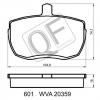 QUATTRO FRENI QF60100 КОЛОДКИ ТОРМОЗНЫЕ FR БЕЗ ДАТЧИКА FORD, IVECO, FIAT