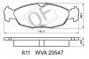 QUATTRO FRENI QF61100 КОЛОДКИ ТОРМОЗНЫЕ FR БЕЗ ДАТЧИКА DAEWOO, OPEL