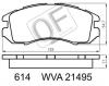 QUATTRO FRENI QF61400 КОЛОДКИ ТОРМОЗНЫЕ FR БЕЗ ДАТЧИКА SUBARU, ISUZU