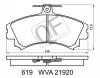 QUATTRO FRENI QF61900 КОЛОДКИ ТОРМОЗНЫЕ FR БЕЗ ДАТЧИКА MITSUBISHI, VOLVO