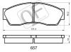 QUATTRO FRENI QF65700 Колодки тормозные FR без датчика TATA INDIGO