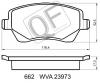 QUATTRO FRENI QF66200 КОЛОДКИ ТОРМОЗНЫЕ FR БЕЗ ДАТЧИКА NISSAN NOTE, RENAULT CLIO, KANGOO II, LADA LARGUS БЕЗ ABS