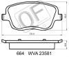 QUATTRO FRENI QF66400 КОЛОДКИ ТОРМОЗНЫЕ FR БЕЗ ДАТЧИКА VW POLO IV(2001-2009)