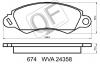 QUATTRO FRENI QF67400 КОЛОДКИ ТОРМОЗНЫЕ FR БЕЗ ДАТЧИКА LDV MAXUS