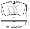QUATTRO FRENI QF67500 Колодки тормозные дисковые