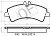 QUATTRO FRENI QF68200 КОЛОДКИ ТОРМОЗНЫЕ RR БЕЗ ДАТЧИКА МВ SPRINTER II (906) 509,511,515,518  (2006-), VW CRAFTER 30-35(2E)