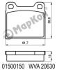 MARKON 01500150 КОЛОДКИ ТОРМОЗНЫЕ