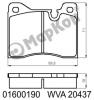 MARKON 01600190 КОЛОДКИ ТОРМОЗНЫЕ