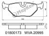 MARKON 01800173 КОЛОДКИ ТОРМОЗНЫЕ