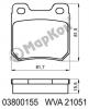 MARKON 03800155 КОЛОДКИ ТОРМОЗНЫЕ