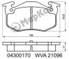 MARKON 04300170 КОЛОДКИ ТОРМОЗНЫЕ