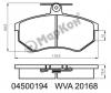 MARKON 04500194 КОЛОДКИ ТОРМОЗНЫЕ