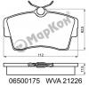 MARKON 06500175 КОЛОДКИ ТОРМОЗНЫЕ