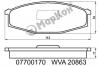 MARKON 07700170 КОЛОДКИ ТОРМОЗНЫЕ