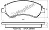 MARKON 17300190 КОЛОДКИ ТОРМОЗНЫЕ