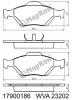 MARKON 17900186 Колодки тормозные без датчика
