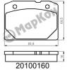 MARKON 20100160 Колодки тормозные