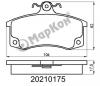 MARKON 20210175 КОЛОДКИ ТОРМОЗНЫЕ FR ВАЗ 2110 2115 КАЛИНА PRIORA 2190 ГРАНТА БЕЗ ЭЛ ДАТЧИКА