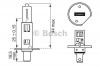 BOSCH 1987302011 Лампа H1 12V 55W Pure Light