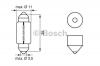 BOSCH 1987302211 Лампа накаливания, противотуманная фара; Лампа накаливания, фонарь освещения номерного знака; Лампа накаливания, фара заднего хода; Лампа накаливания, внутренее освещение; Лампа накаливания, стояночные огни / габаритные фонари; Лампа накаливания, габаритный огонь