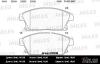 MILES E100096 Колодки передние (CHEVROLET CRUZE (J300), ORLANDO, OPEL ASTRA J) E100096