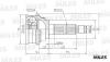 MILES GA20080 ШРУС DAEWOO MATIZ 0.8/1.0 98- нар.(ABS) GA20080