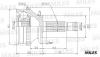 MILES GA20171 ШРУС HYUNDAI SANTA FE 2.0-2.7 01-06 нар.(ABS) GA20171