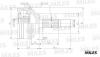 MILES GA20387 ШРУС RENAULT CLIO 1.2-1.6 98- нар.(ABS) GA20387