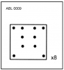 ALLIED NIPPON ABL0009 Накладки тормозные