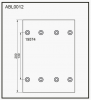 ALLIED NIPPON ABL0012 19574 Торм. накладки (BPW 300х200)