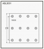 ALLIED NIPPON ABL0031 19938 Торм. накладки (VO 413х175)