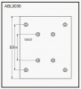 ALLIED NIPPON ABL0036 19187 Торм. накладки RVI (220*202)