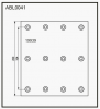ALLIED NIPPON ABL0041 19939 Торм. накладки (VO 413х200)
