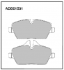ALLIED NIPPON ADB01531 Колодки передние