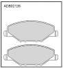 ALLIED NIPPON ADB02126 Колодки передние